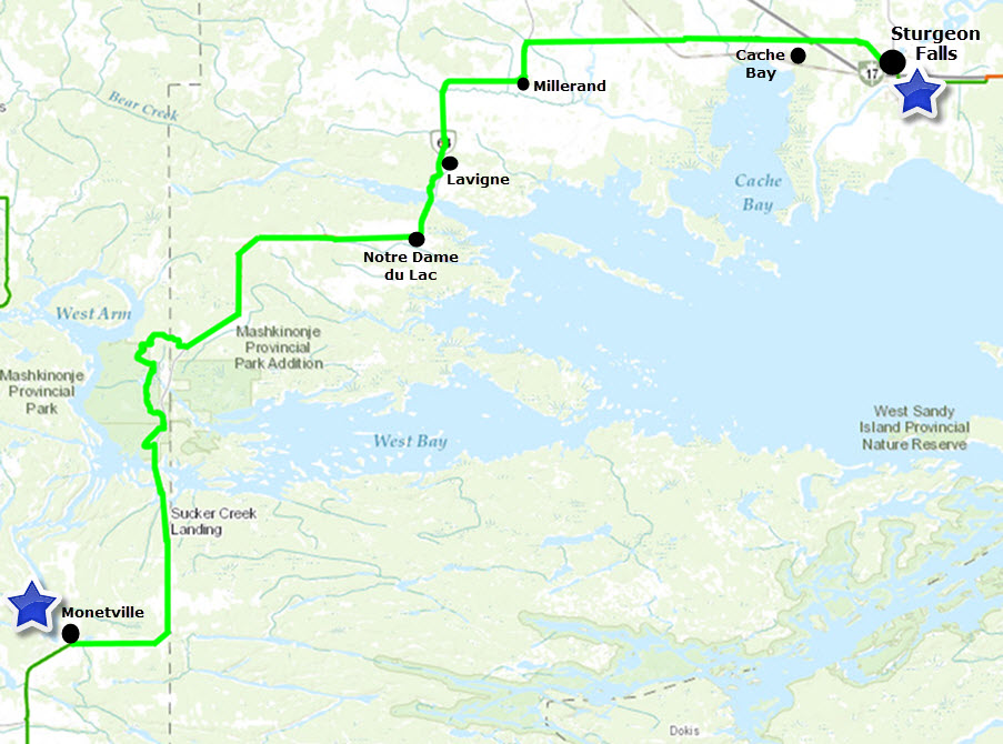 Ride the Trail - 2015 Itinerary Maps
